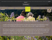 Tablet Screenshot of landhaus-neuenegg.ch